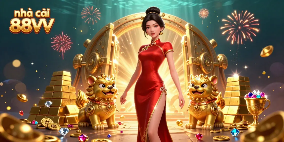 Experience the thrill of betting at nhà cái 88VV, featuring stunning graphics and vibrant casino elements.