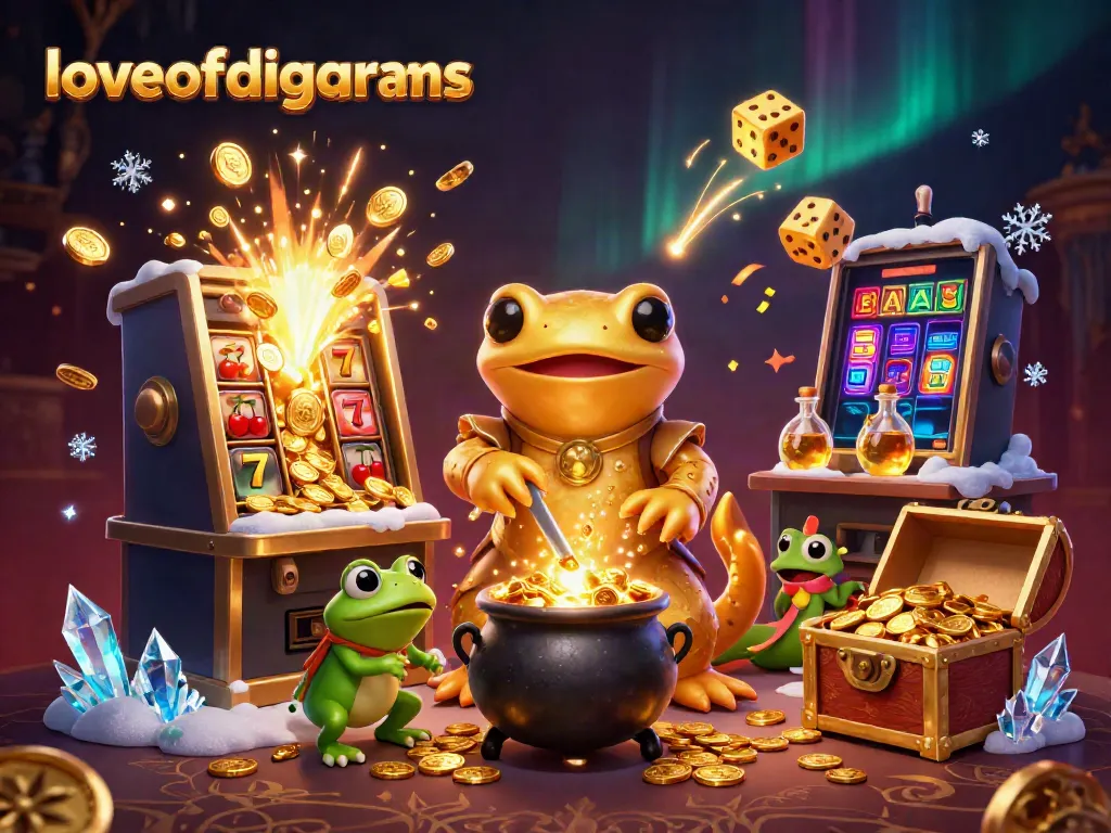 Slot online loveofdiagrams diisi dengan simbol bertema keberuntungan, menciptakan suasana bermain yang menarik.