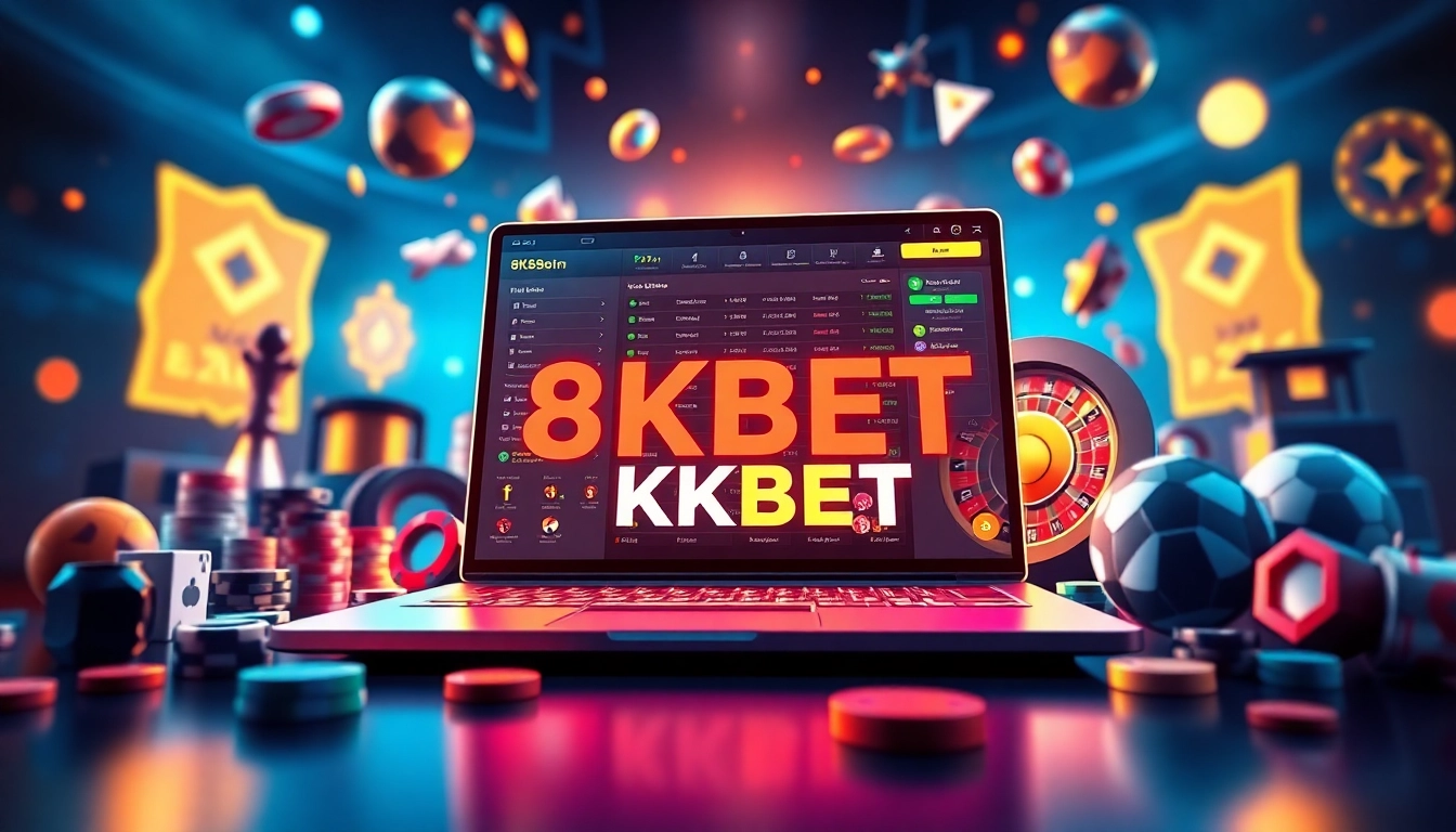 Experience thrilling online gambling with 8KBET's dynamic gaming interface and exciting betting elements.