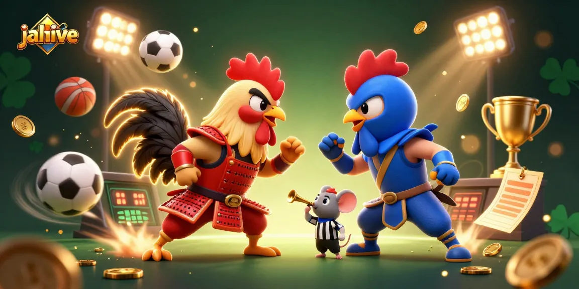 Experience the thrilling jalalive action with dynamic sports elements and vibrant character standoff.
