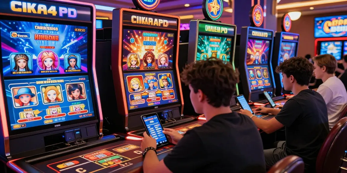 Exciting CIKA4D online gaming scene with diverse players enjoying vibrant casino games.