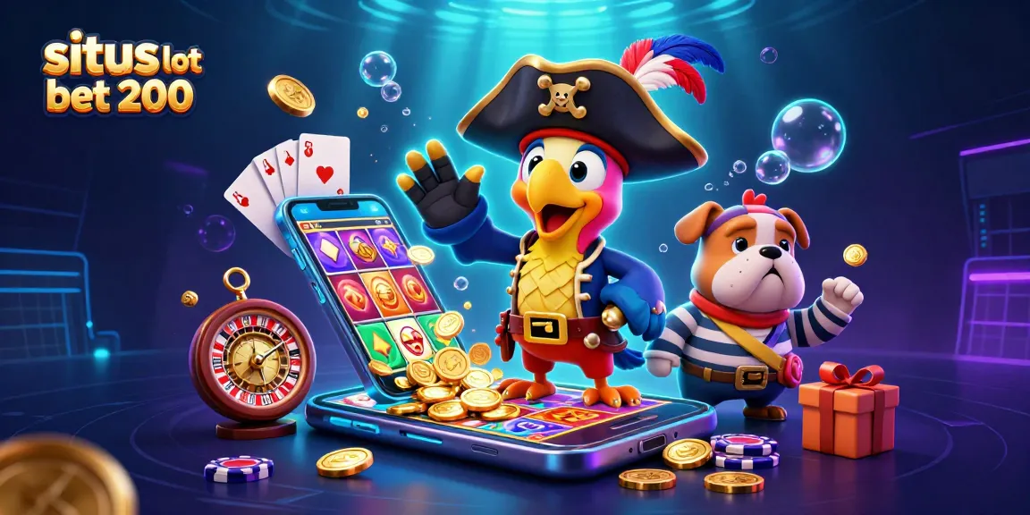Situs slot bet 200 menawarkan petualangan judi yang menarik dengan karakter kasino yang ceria.