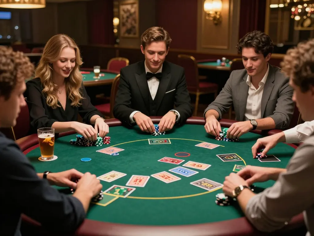 Rasakan permainan poker strategis di alexis500, tempat pemain tenggelam dalam kompetisi dan kegembiraan.