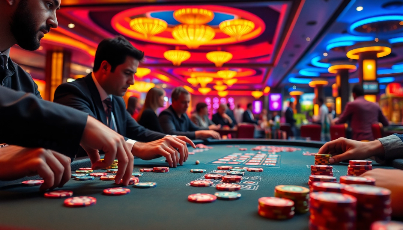 Mainkan link bossmahjong di meja kasino dengan suasana penuh energi dan taruhan yang menarik.
