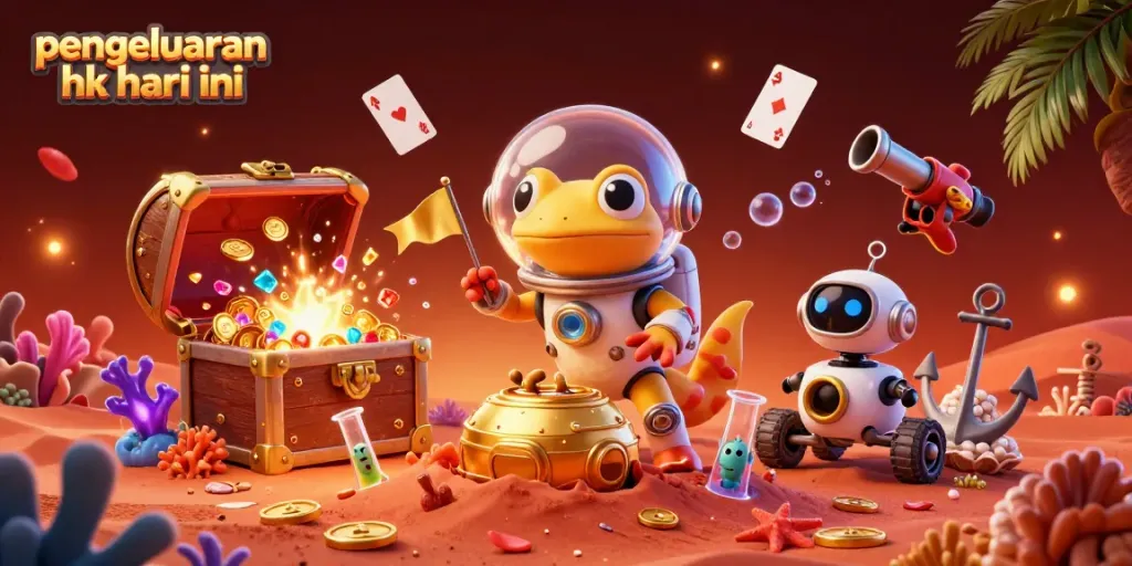 Menyaksikan angka pengeluaran hk hari ini yang terpercaya di ilustrasi kasino Martian yang cemerlang
