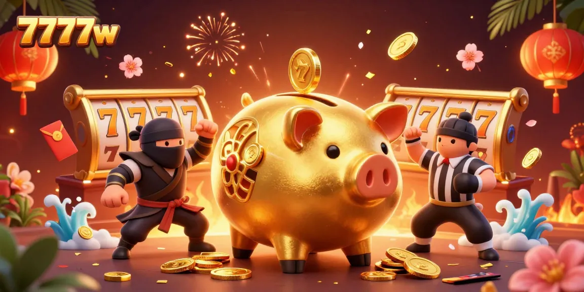 Experience thrilling gameplay with 7777w, enjoying exciting slot reels and a dynamic gaming scene.