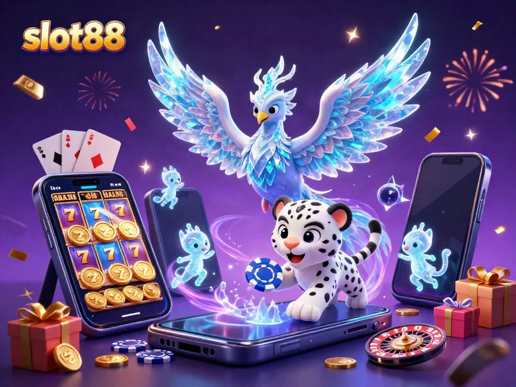 Experience excitement with slot88, featuring colorful slots, stunning characters, and festive effects.