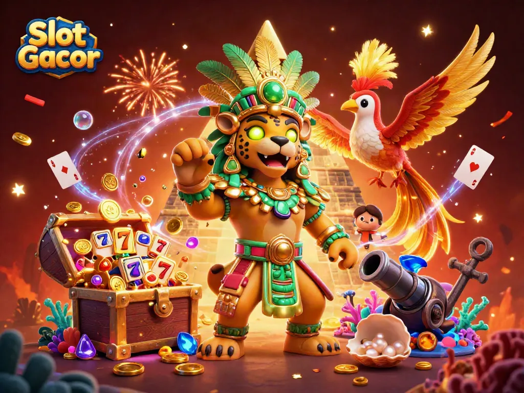 Pemain merasakan keseruan Slot Gacor dengan imbalan jackpot berkilau dan karakter menarik