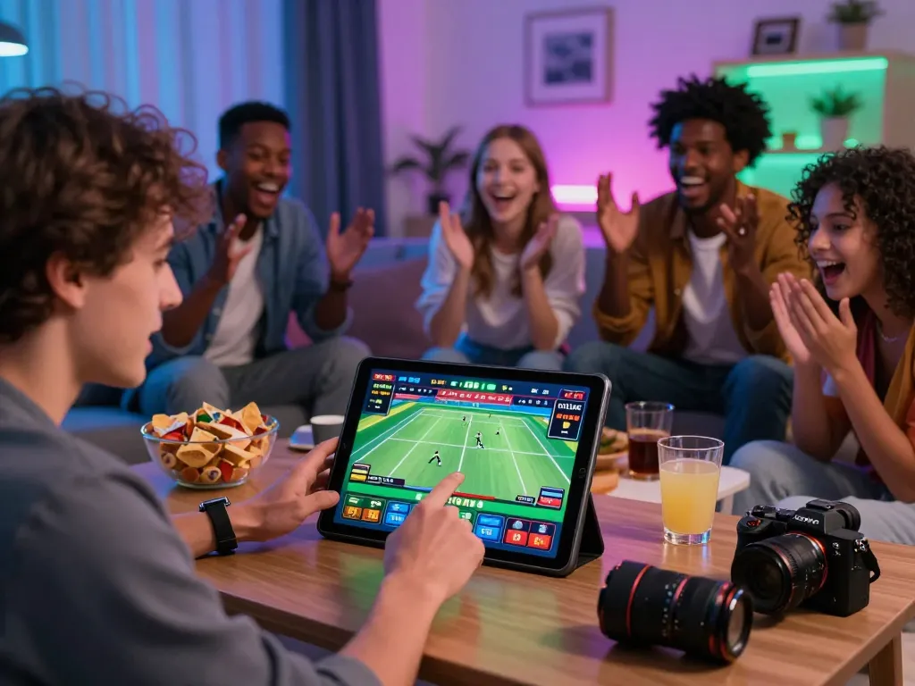 RR88 online gaming experience featuring players betting on sports and casino games in a lively atmosphere.