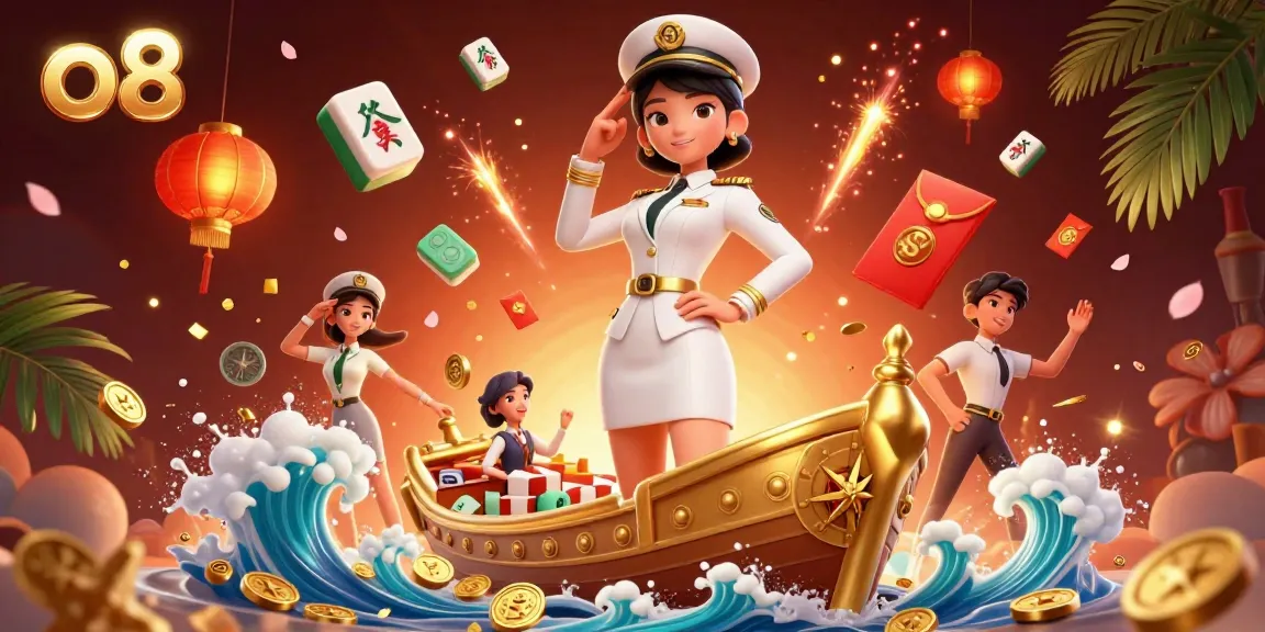 Experience thrilling gameplay at o8, featuring vibrant casino elements and a stunning 3D illustration.