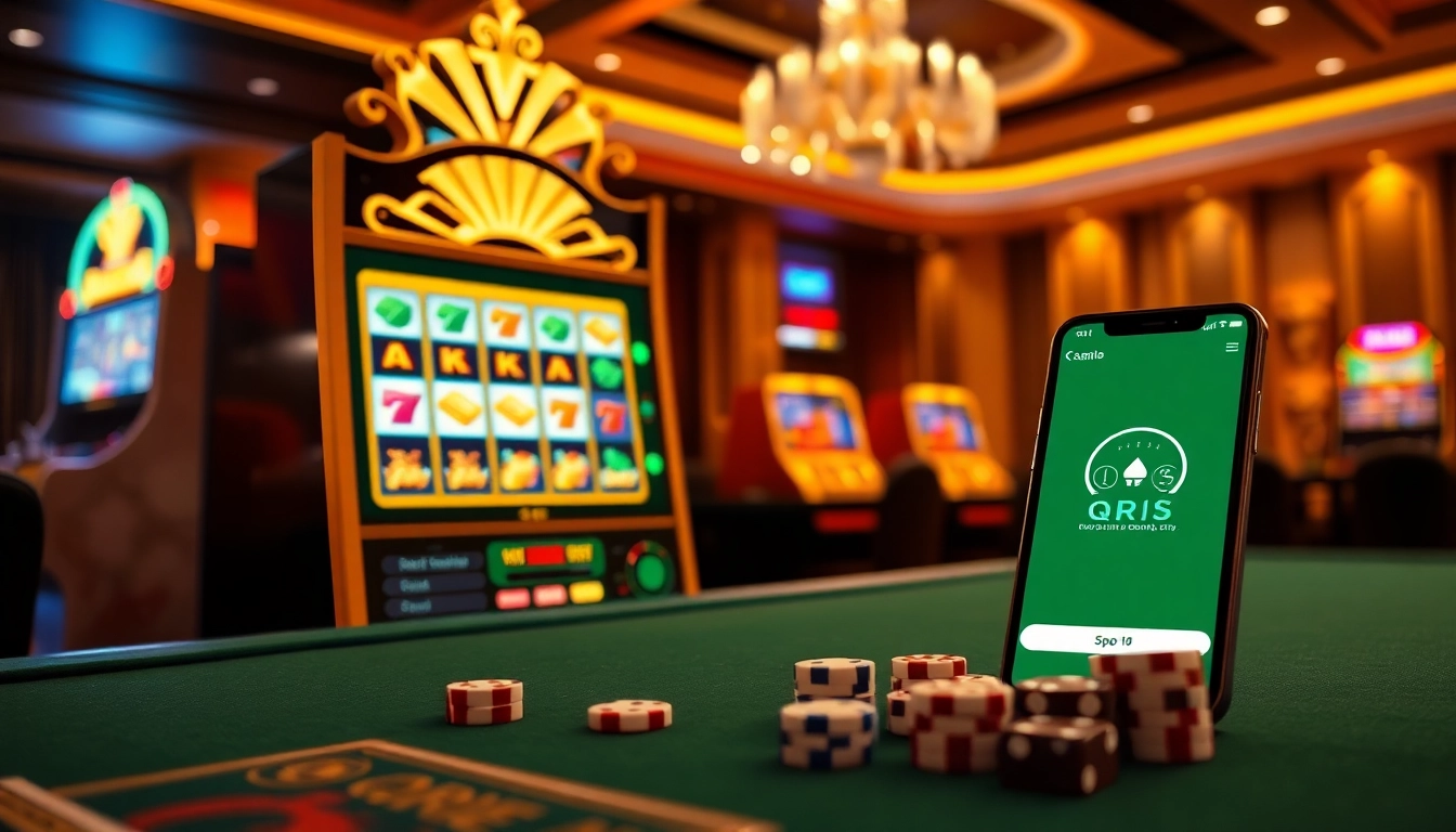 Experience link slot deposit qris with dynamic online slot machines and engaging QRIS payment visuals.