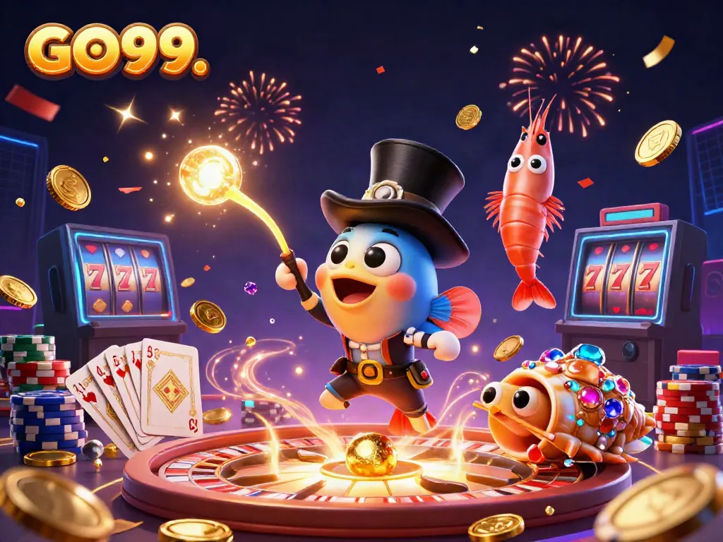 Engage with GO99. as a vibrant casino experience showcasing rich underwater treasures.