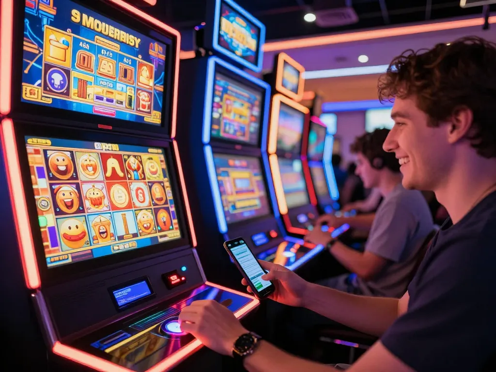 Engaging gameplay on slot thailand with a user celebrating a win on a vibrant online slot machine
