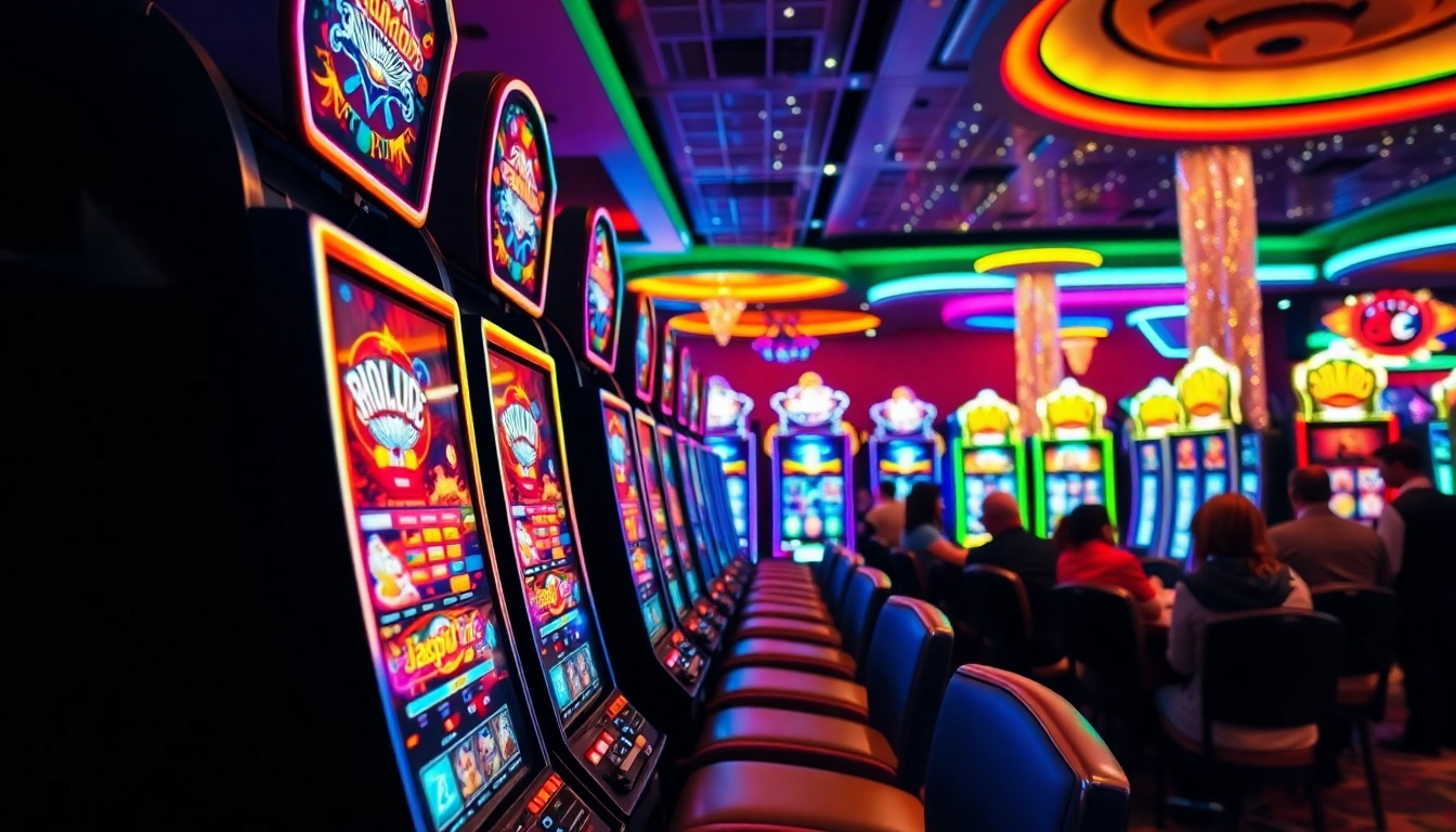 Putaran slot di mesin kasino yang ramah dan penuh warna dengan jackpot menanti.