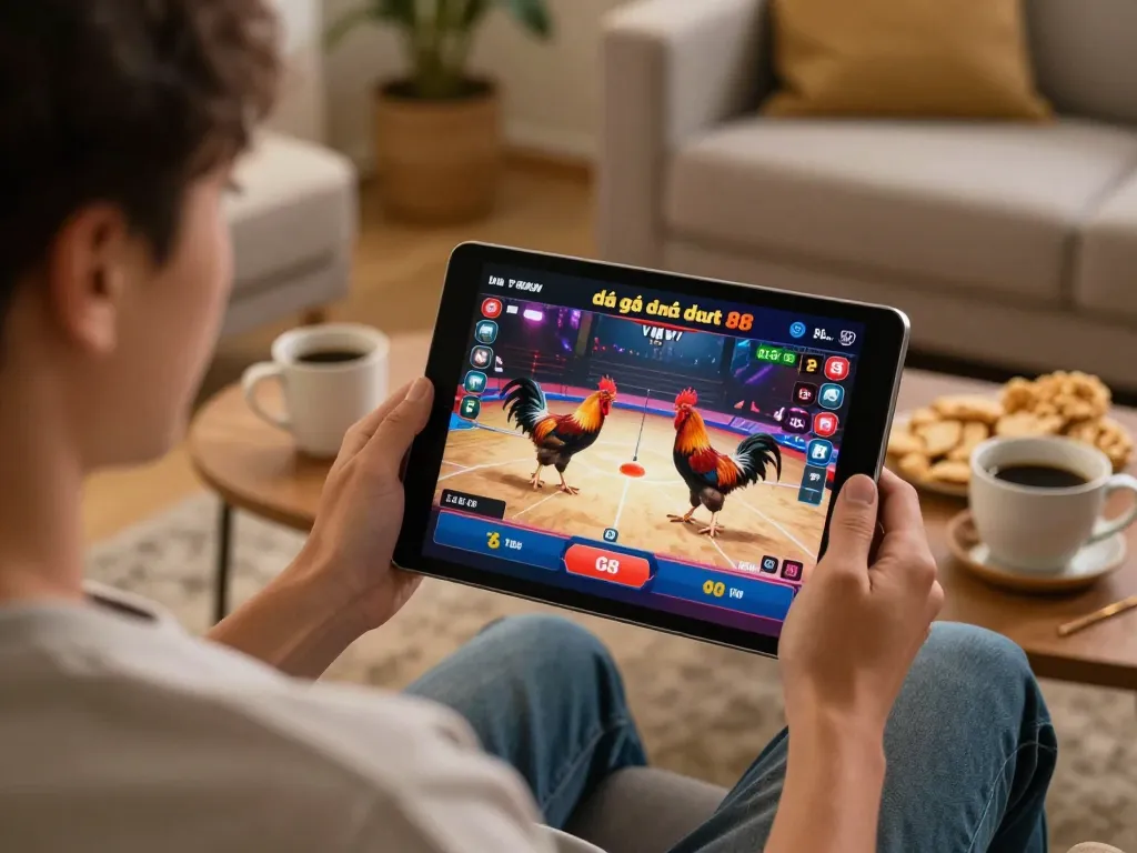 Experience đá gà trực tiếp 88 live from your home with engaging fights on your tablet