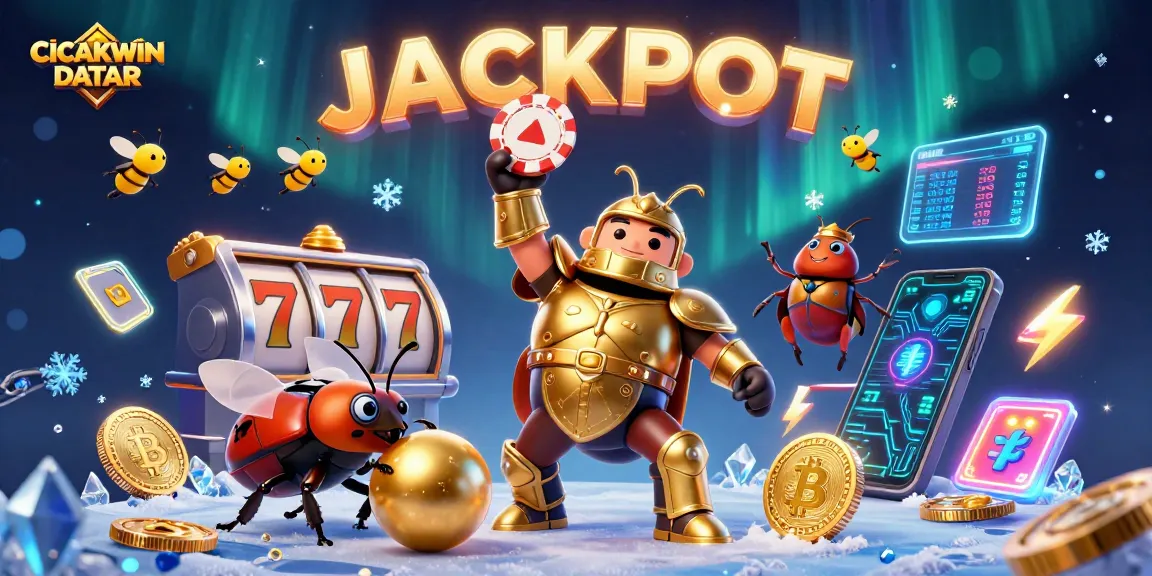 Experience the thrilling world of CICAKWIN DATAR as players celebrate wins under magical lights.