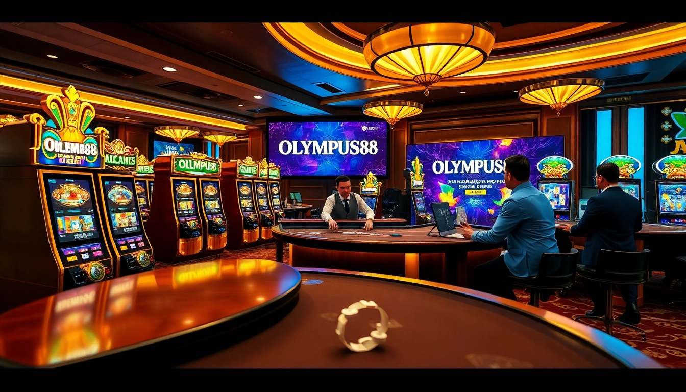 Experience the thrill at OLYMPUS88 with vibrant slot machines and engaging gameplay.