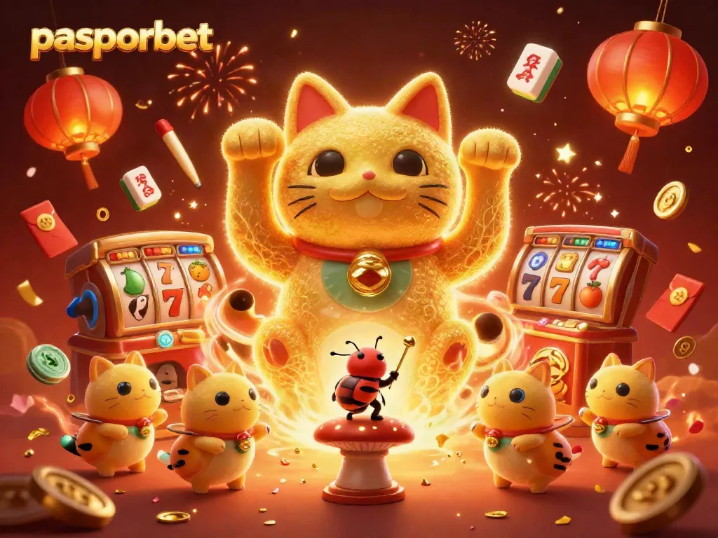 Pasporbet menampilkan peluang menang yang menguntungkan dengan permainan slot dan simbol kasino menarik.