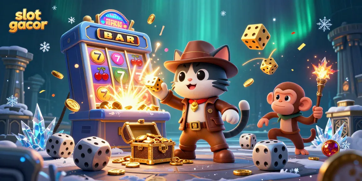Engage with slot gacor excitement as a cat archaeologist uncovers golden casino treasures.