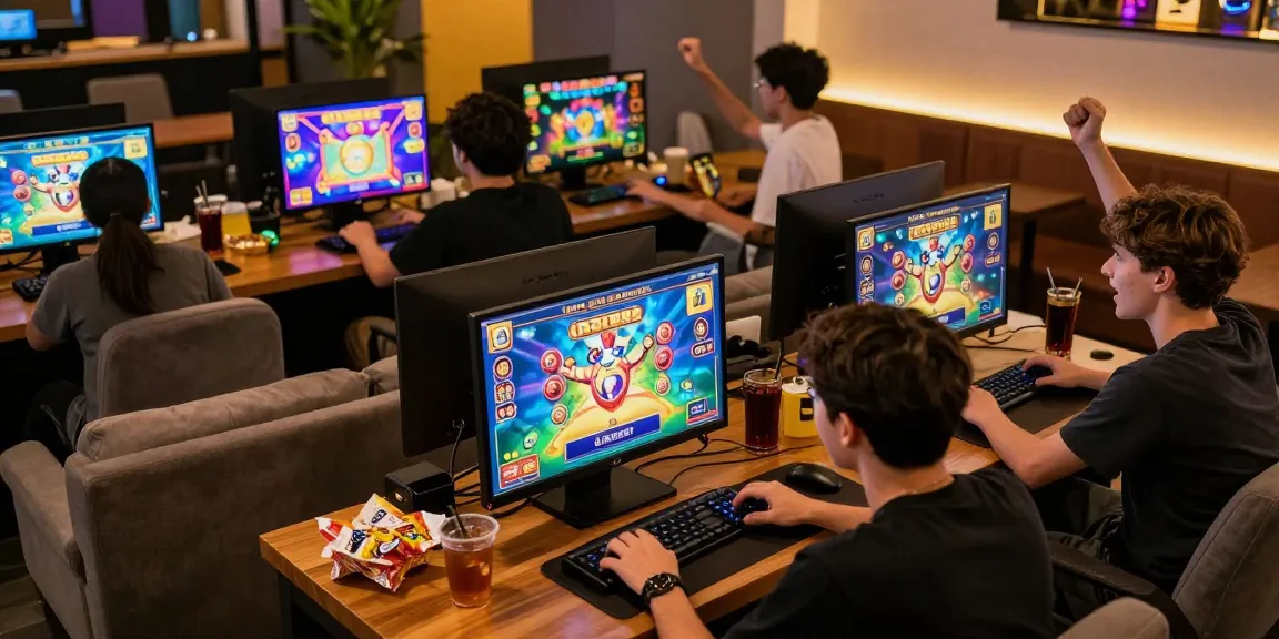 Pengalaman bermain slot online yang seru dengan pemain antusias di lingkungan santai.