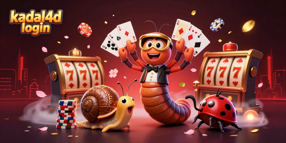 Menangkan dengan kadal4d login sambil bermain bersama dealer kartun dan simbol slot yang menakjubkan.