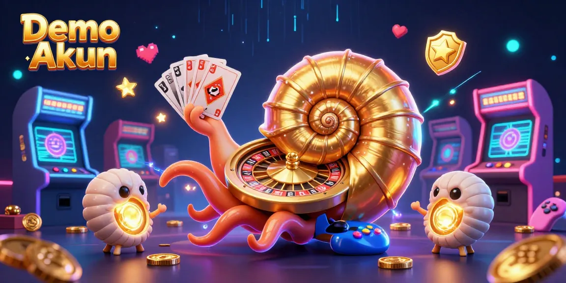 Engage in exciting gameplay with Demo Akun, showcasing vibrant 3D casino characters and game elements.