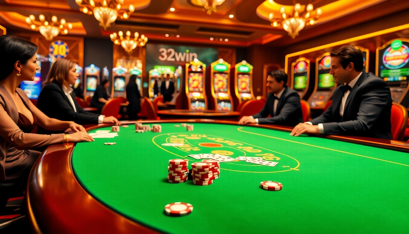 Experience the thrill of winning at 32win.com with an immersive casino gaming scene.