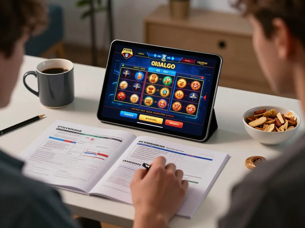 LIGALGO player strategizing and engaging with the online casino interface during an exciting gaming session.