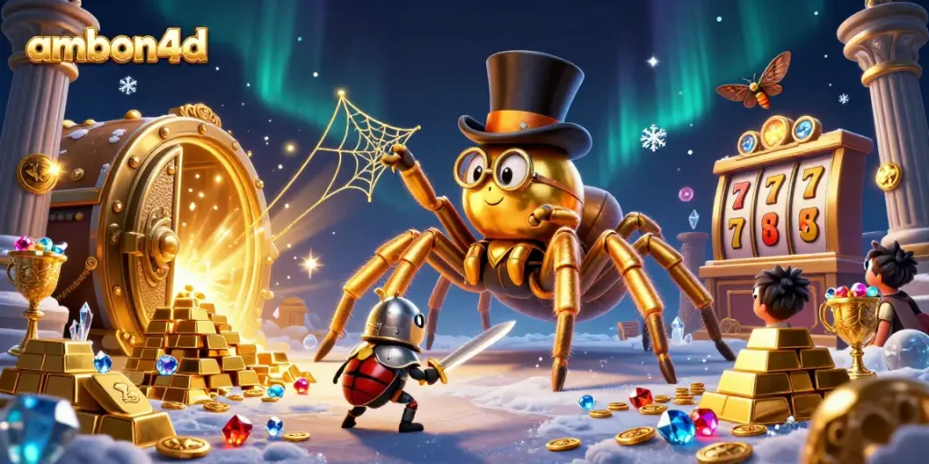 Experience the excitement of ambon4d with playful characters and dynamic casino elements.