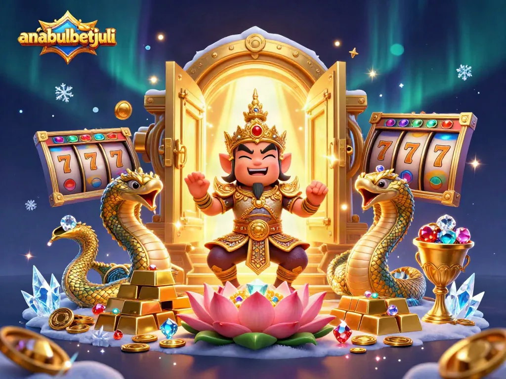 Memenangkan jackpot di anabulbetjuli dengan ilustrasi bertema kasino yang menakjubkan.