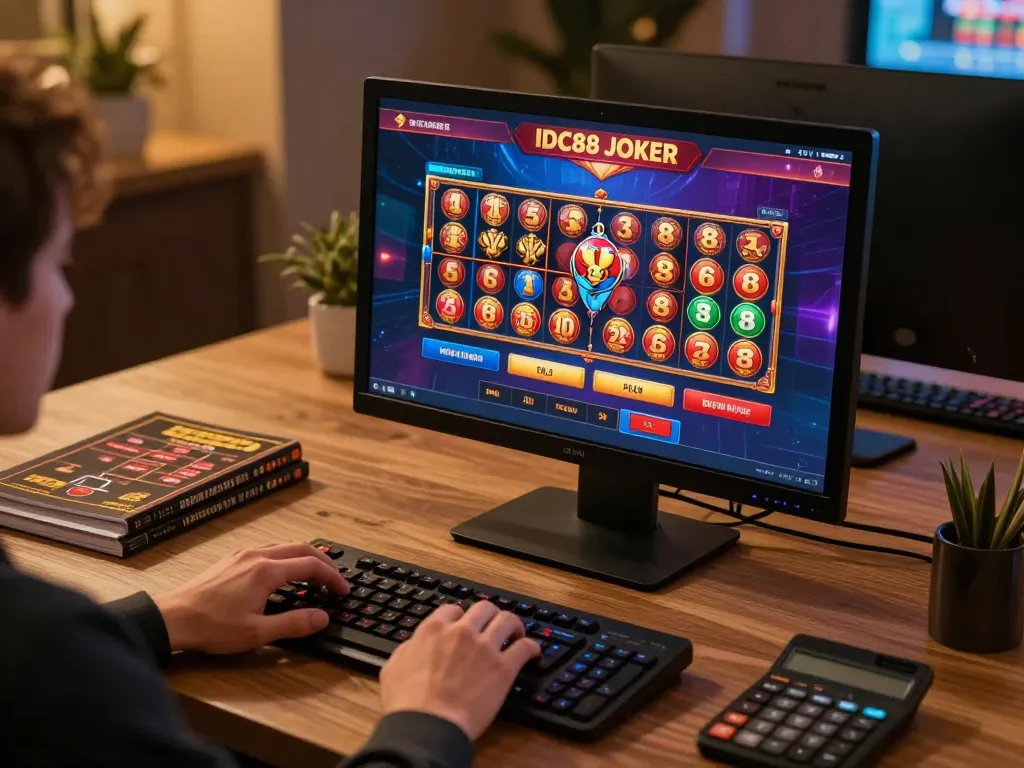 Engaging gameplay on IDC88 JOKER online casino platform showcasing various gaming options