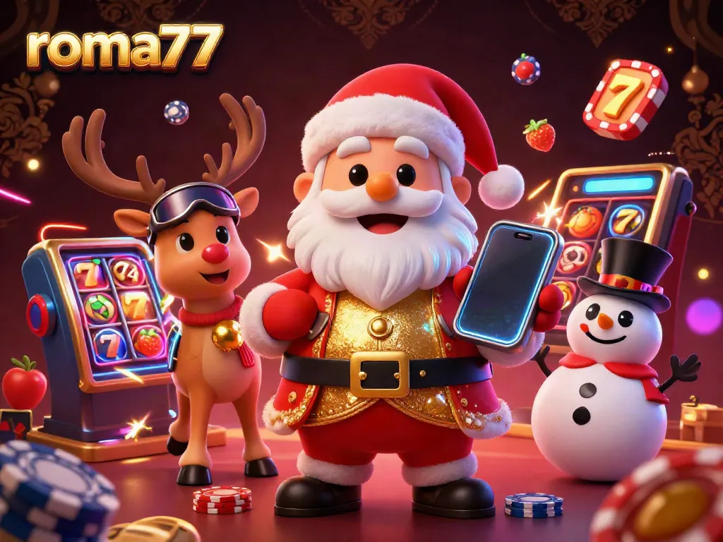 Gambarlah pengalaman menang dengan slot roma77 dalam suasana kasino yang meriah dan penuh warna.